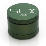 Large Green SLX Grinder v2.5 - the best non-stick herb grinder