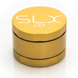 Large Yellow Gold SLX Grinder v2.5 - the best non-stick herb grinder
