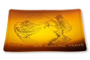 SLX Borosilicate Glass Rolling Trays
